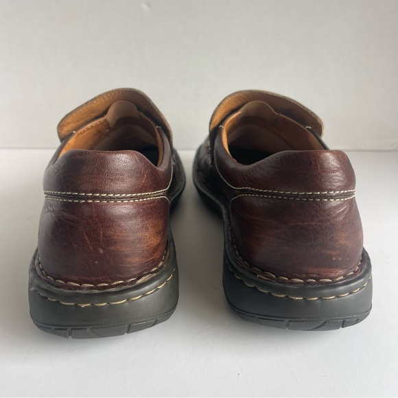 Born M6179 Men's Brown Leather Slip-On Shoes Size 10 - Picture 6 of 14